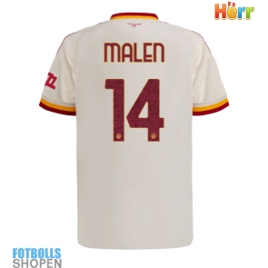 Billiga AS Roma Donyell Malen #14 Bortatröja 2026-27 Kortärmad